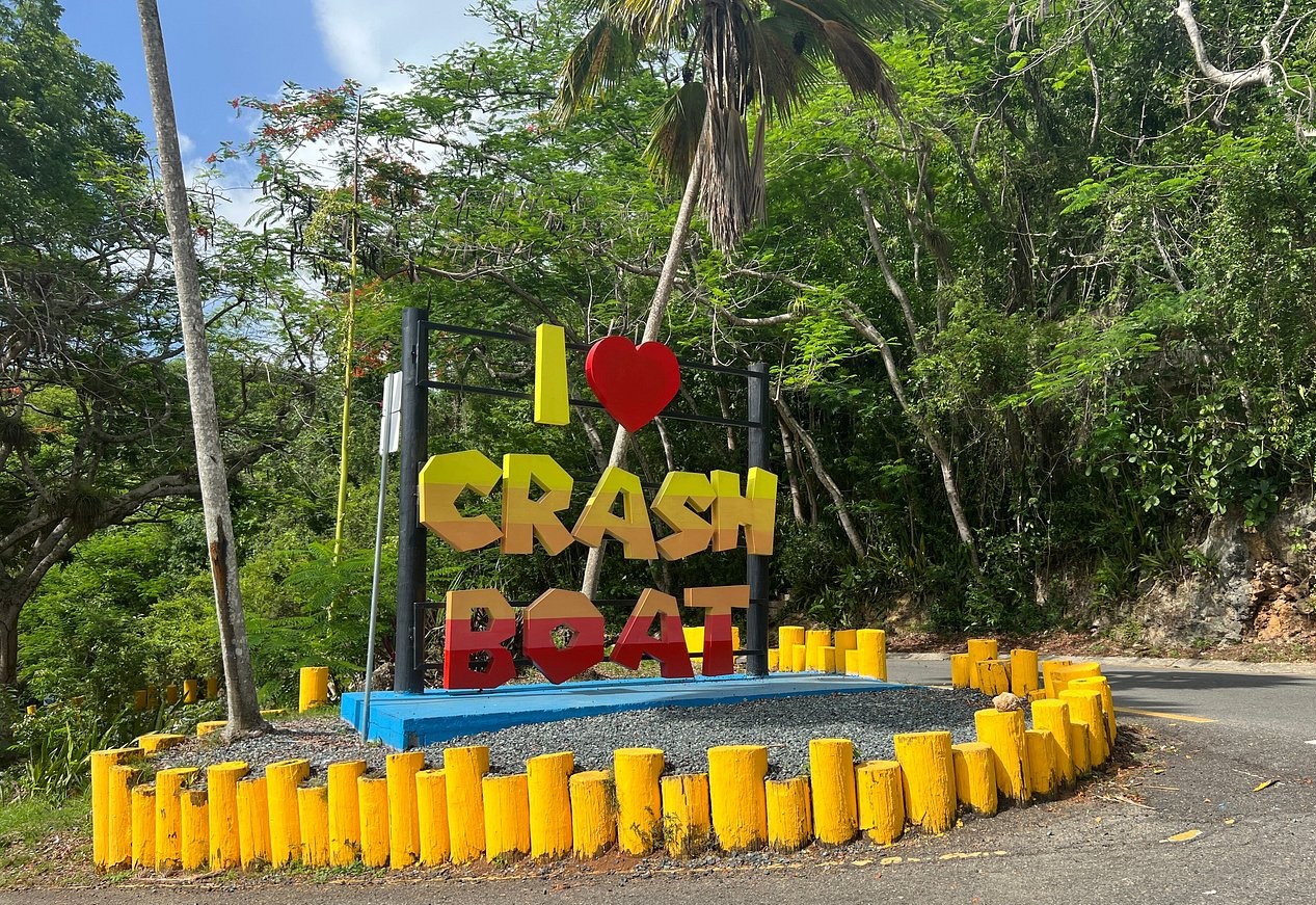 Crash Boat Beach Colorful Sign
