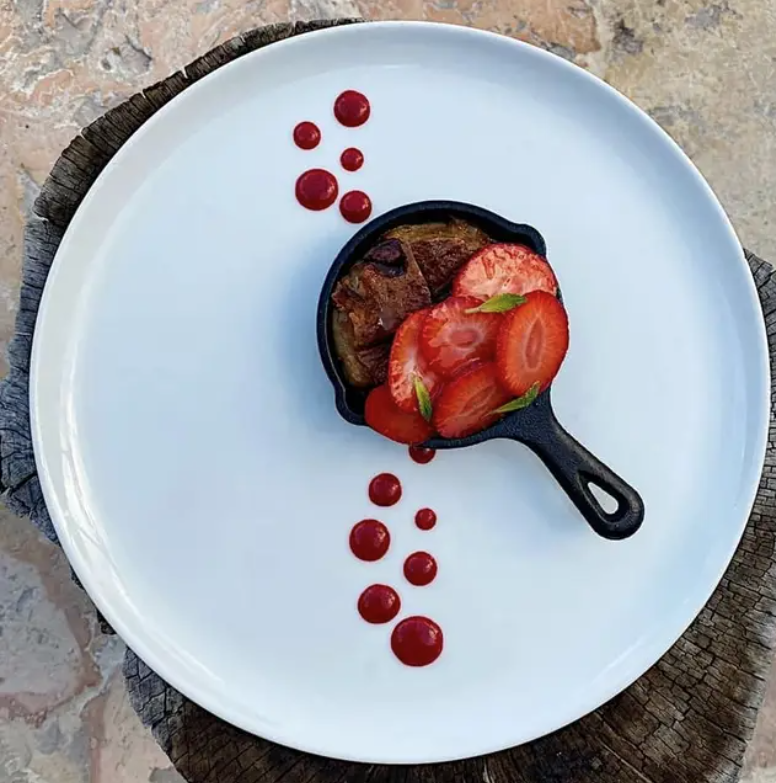 Eclipse Restaurant Crash Boat Beach Chocolate Skillet Dessert