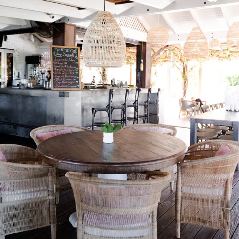 Eclipse Restaurant Crash Boat Beach Dining Tables