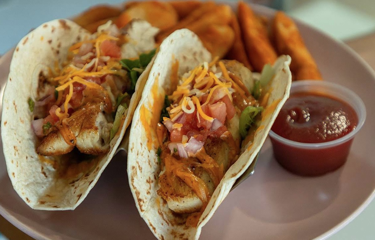 Happy Bowls Crash Boat Beach Chicken Tacos