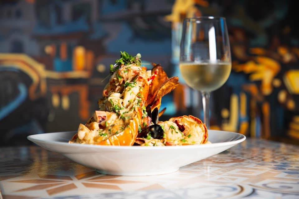 Huellas Restaurant Crash Boat Beach Lobster Dinner