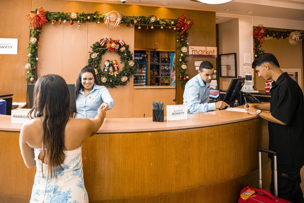 Marriott Courtyard And Casino Aguadilla Puerto Rico Front Desk