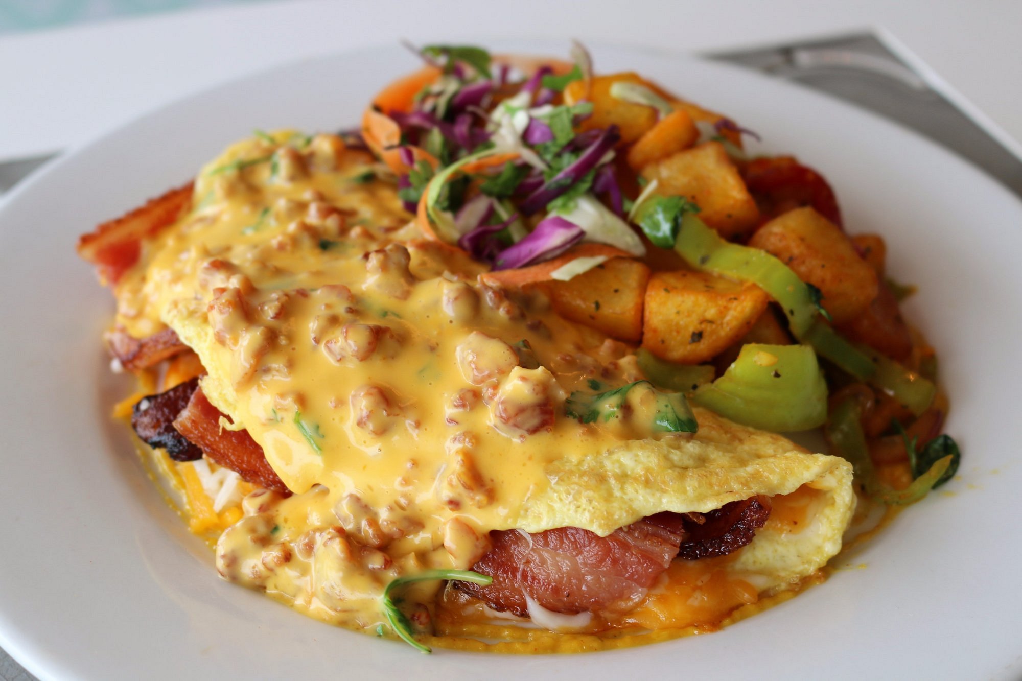 Mona Crash Boat Beach Breakfast Omelet