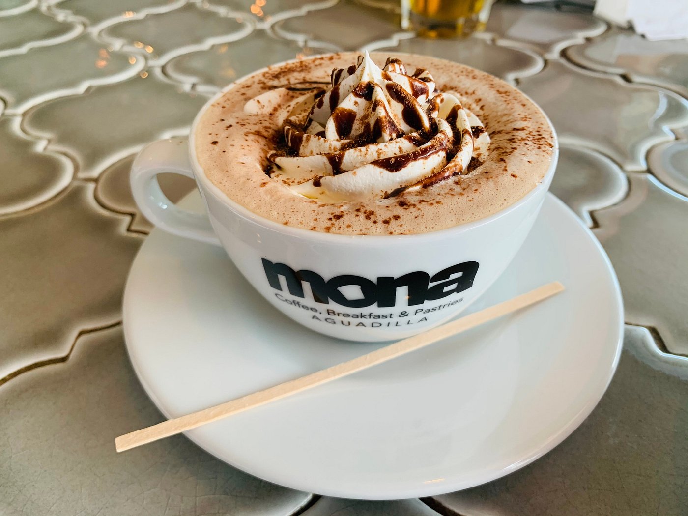 Mona Crash Boat Beach Cappuccino Art